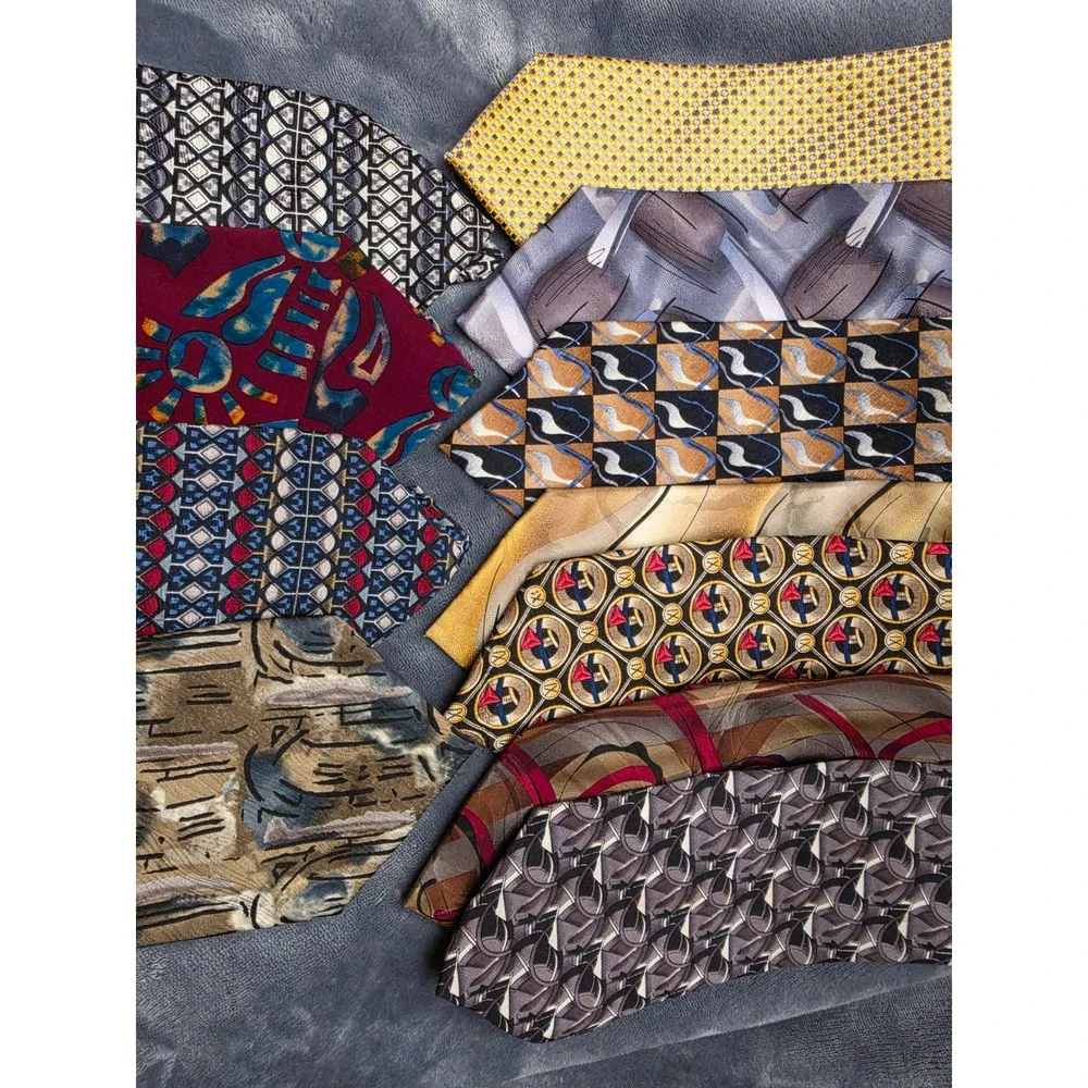 J. Garcia Silk Tie Lot 10pc Vintage Abstract Art Grateful Dead Neckties Set